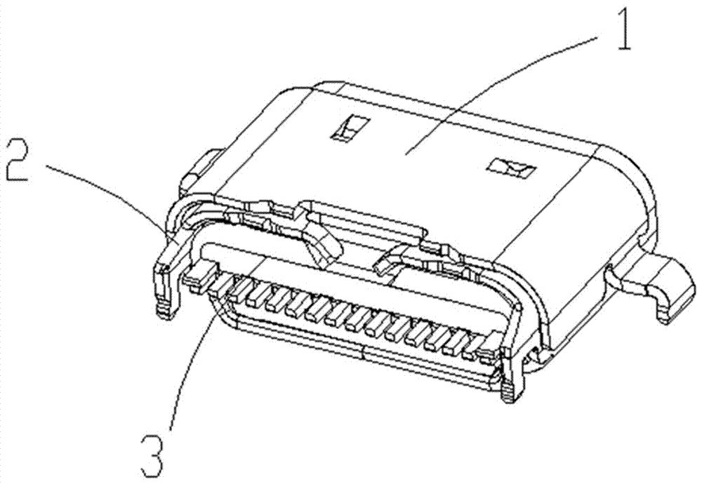 Electric connector of TYPEC socket