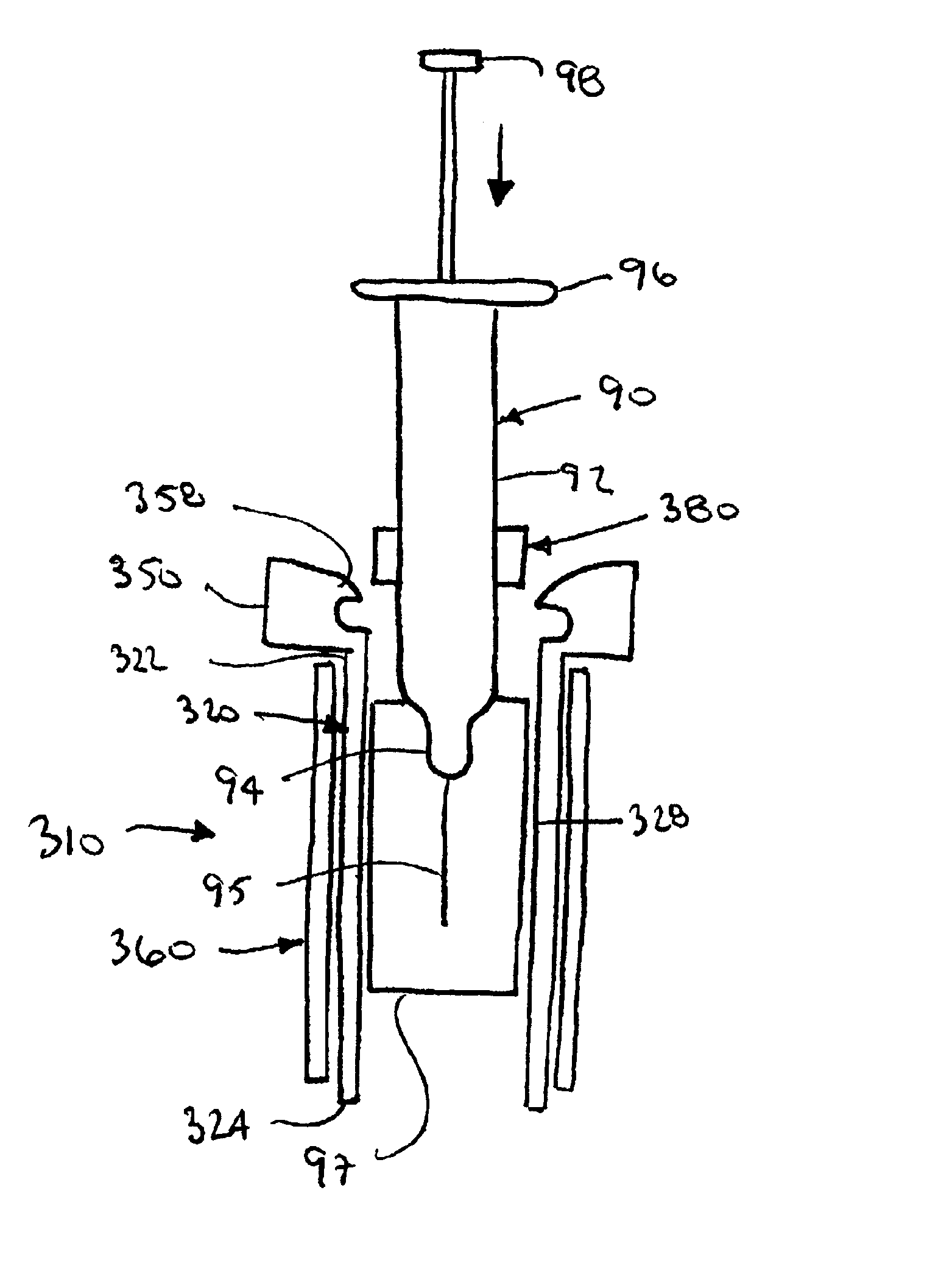 Disposable self-shielding syringe guard