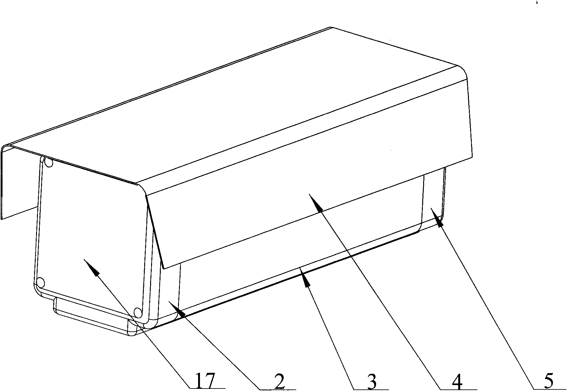 Camera protective cover with self-cleaning device