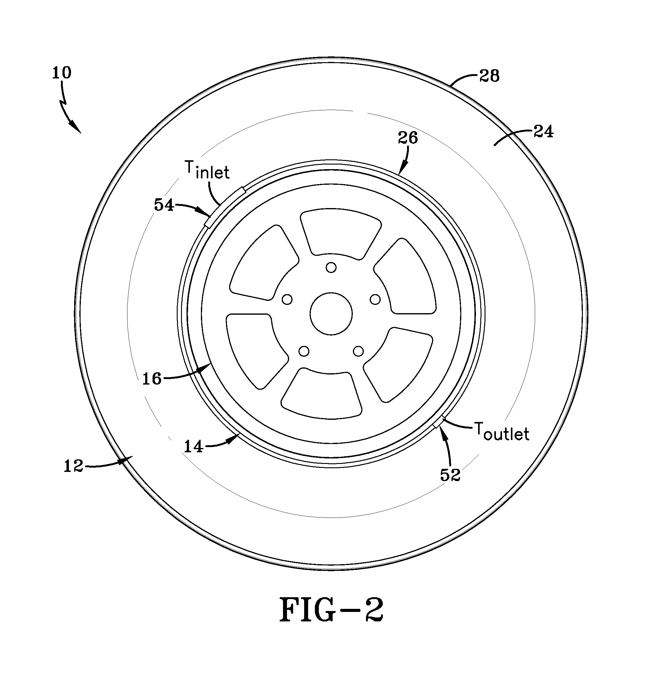 Method of manufacturing a self-inflating tire