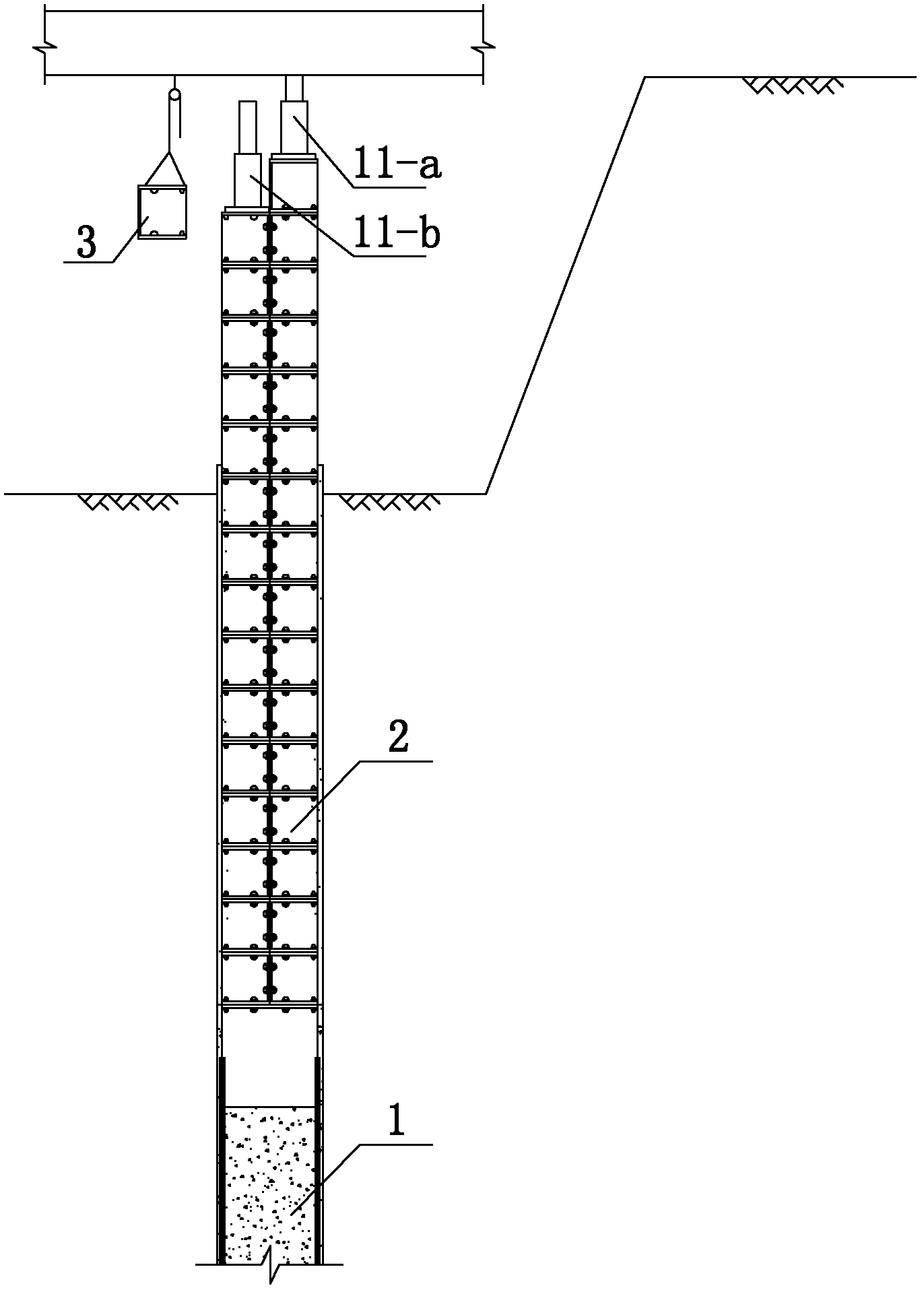 Reusable reinforced concrete composite pile available for on-load segmental disassembly and construction method of reusable reinforced concrete composite pile available for on-load segmental disassembly