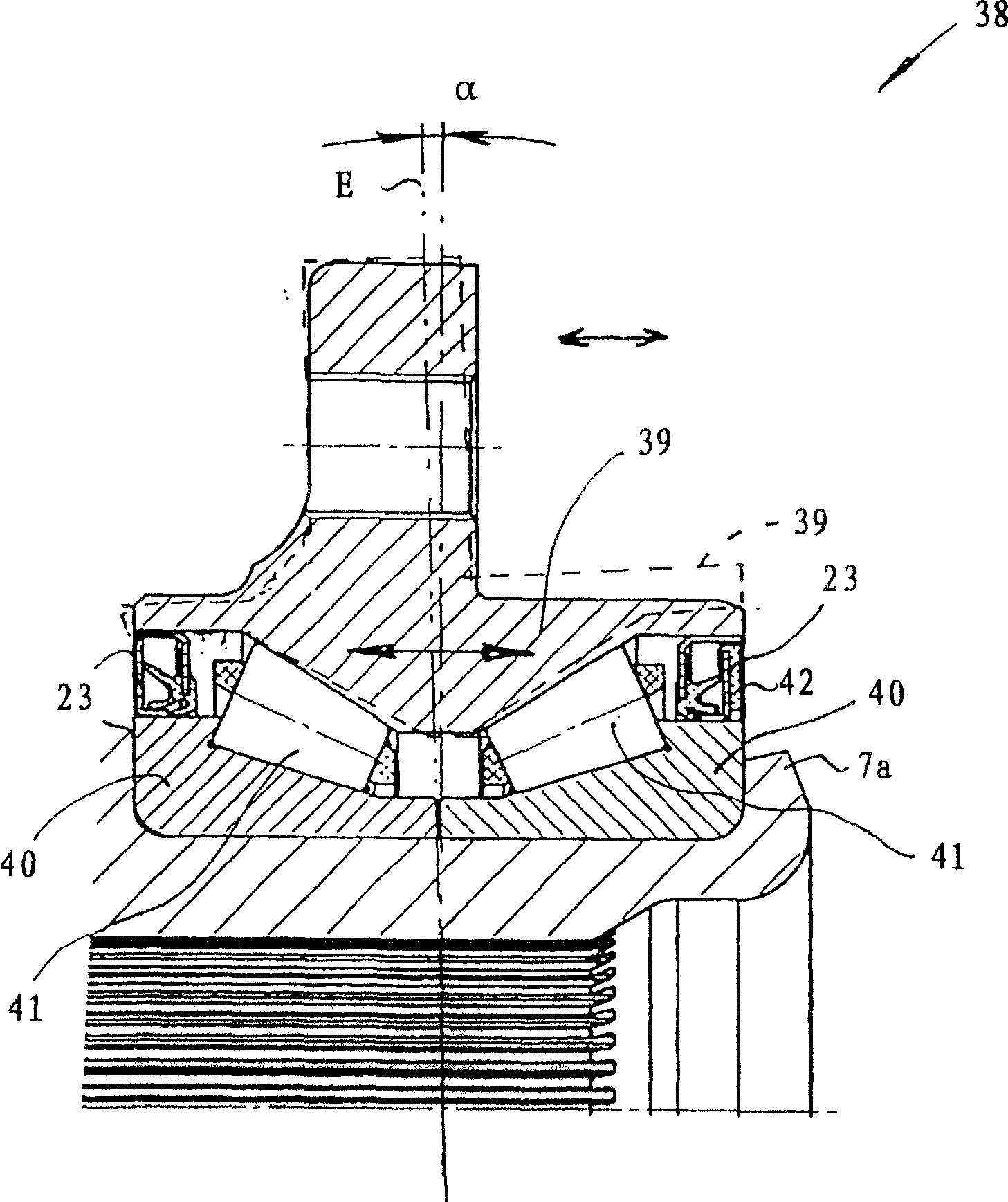 Wheel bearing unit embodied as an angular contact ball bearing