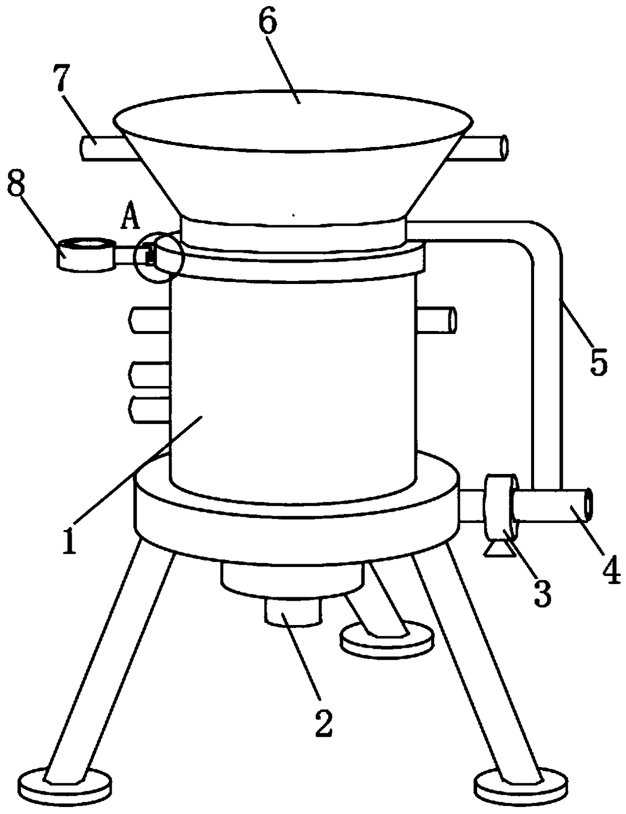 Fluidized bed photocatalytic reactor-based advanced oxidation equipment