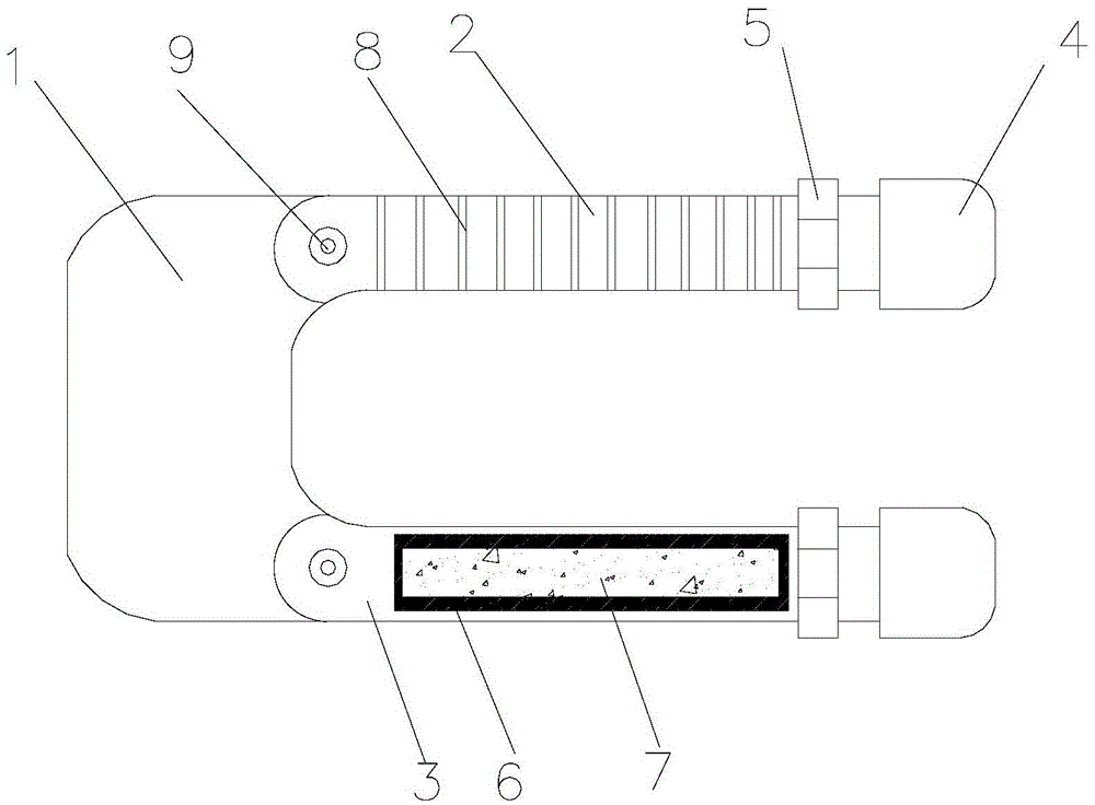 Arm supporting baffle for radial artery interventional therapy