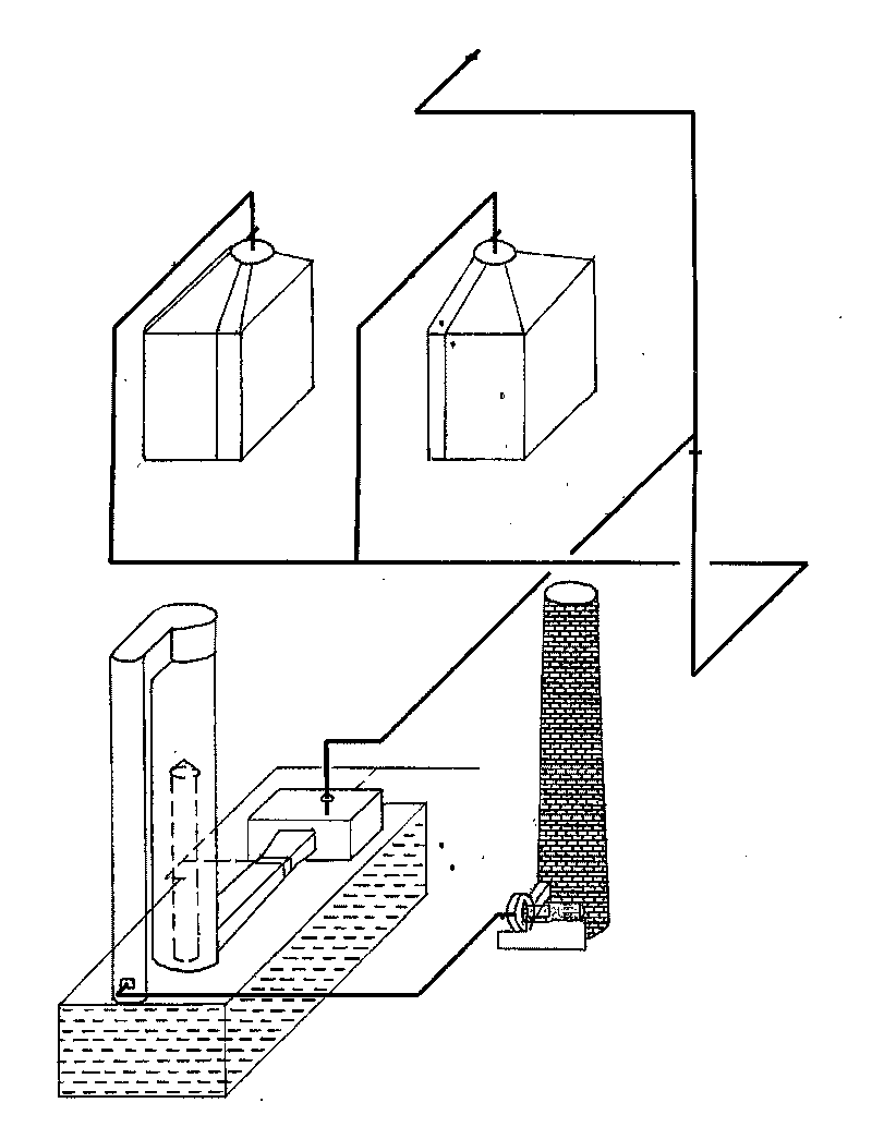 Smoke and dust comprehensive processing technique, smoke and dust trapping device and combined dust remover for electric arc furnace