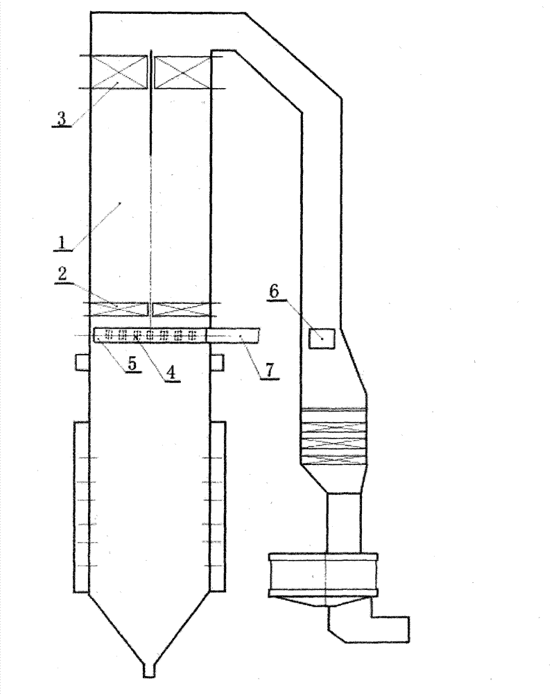 Flue gas recirculating temperature-regulation system of novel double reheating power station boiler