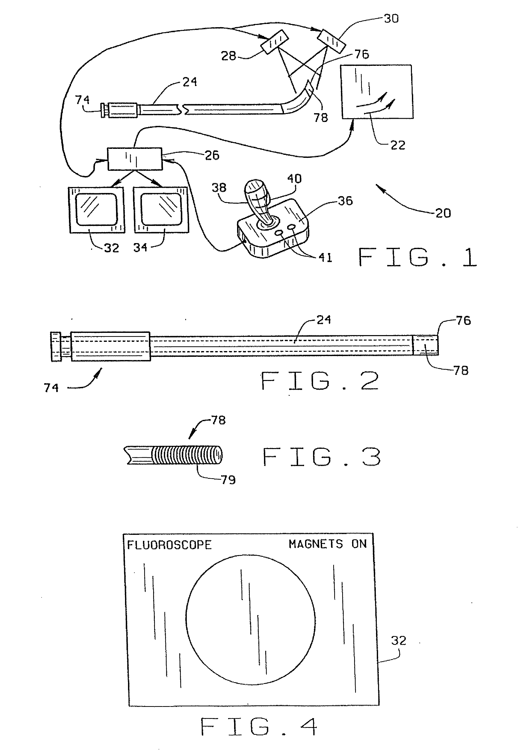 Method and apparatus for magnetically controlling catheters in body lumens and cavities