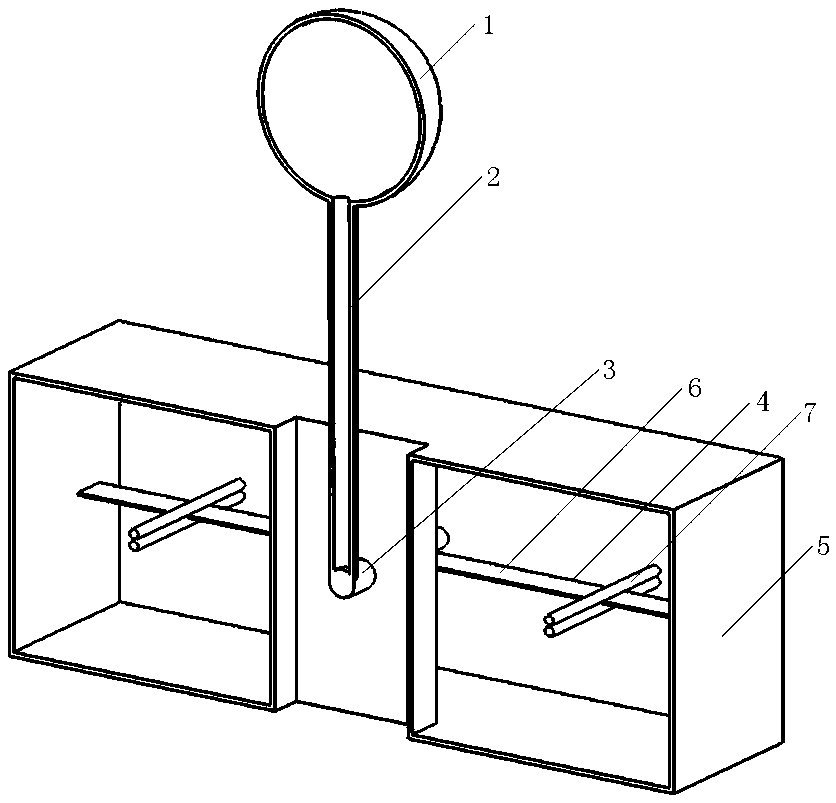 A pendulum-type simply supported beam piezoelectric energy harvesting device