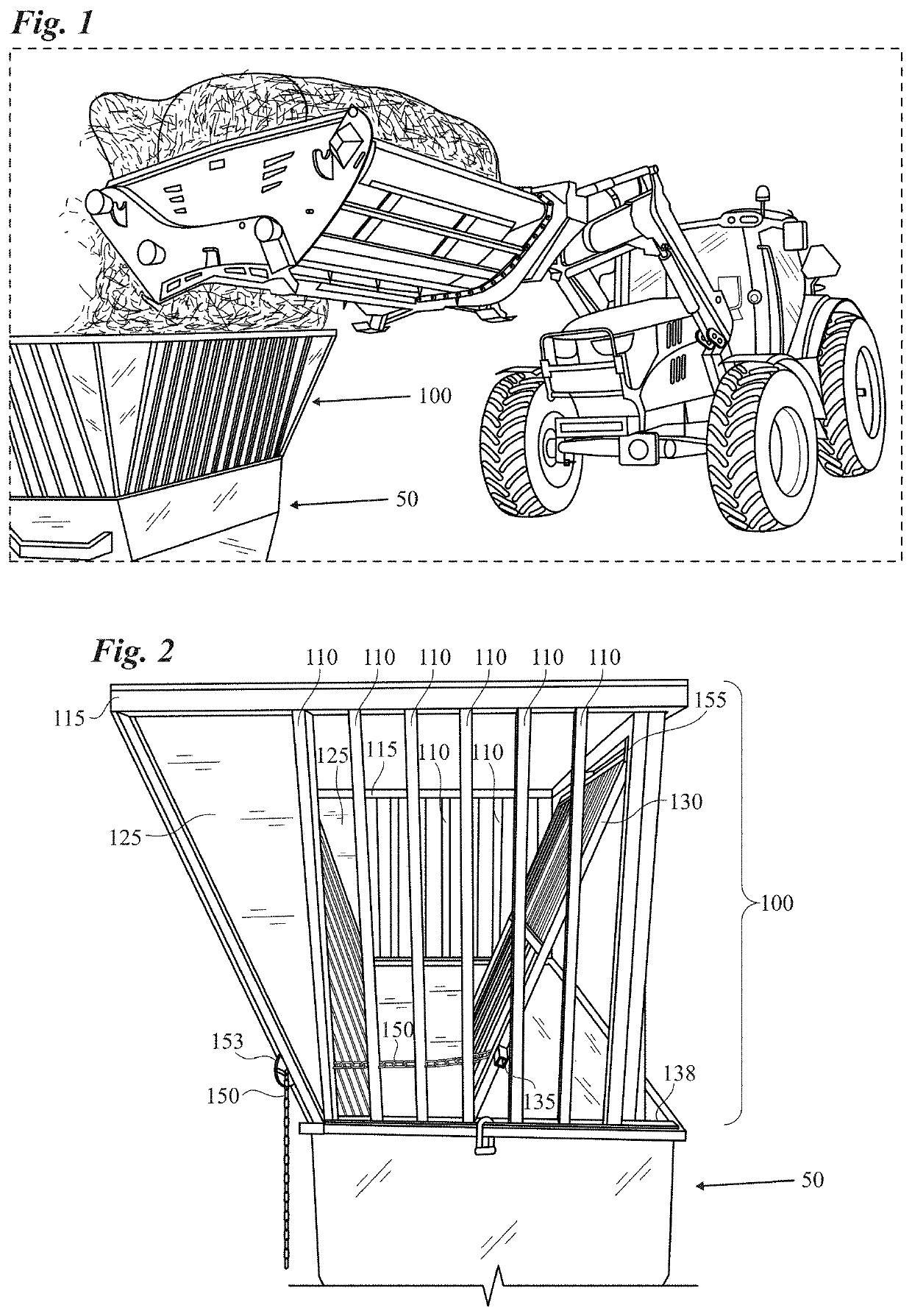 Hay basket apparatus