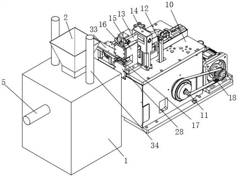 Injection molding equipment for lower shell of direct-current brushless motor and working method of injection molding equipment