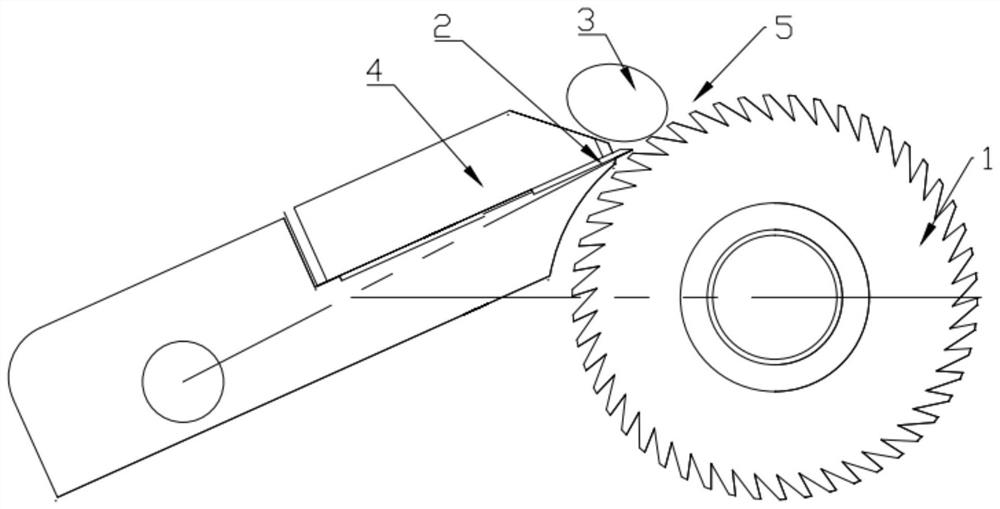 A kind of chicken heart oil removing device and chicken heart oil removing method