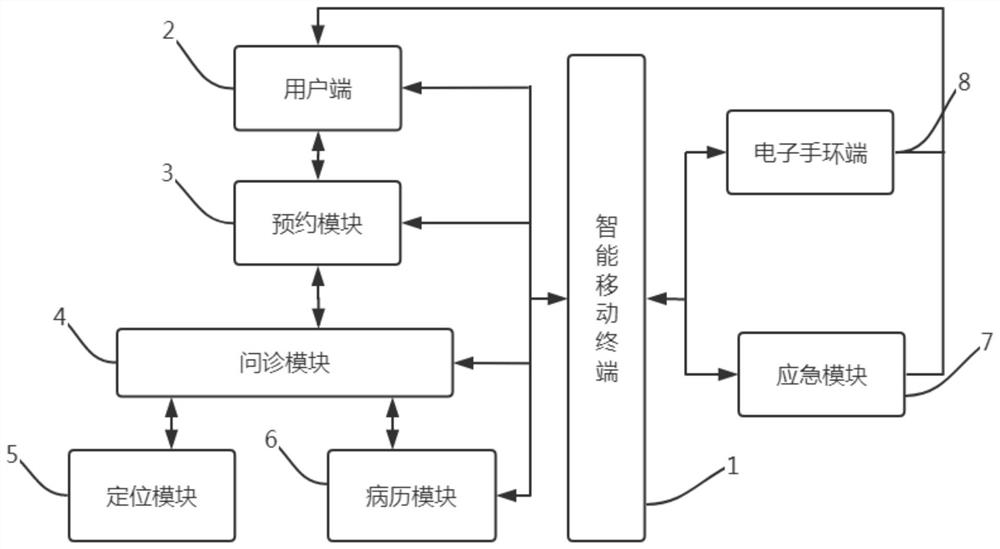 Doctor inquiry system and method based on intelligent mobile terminal