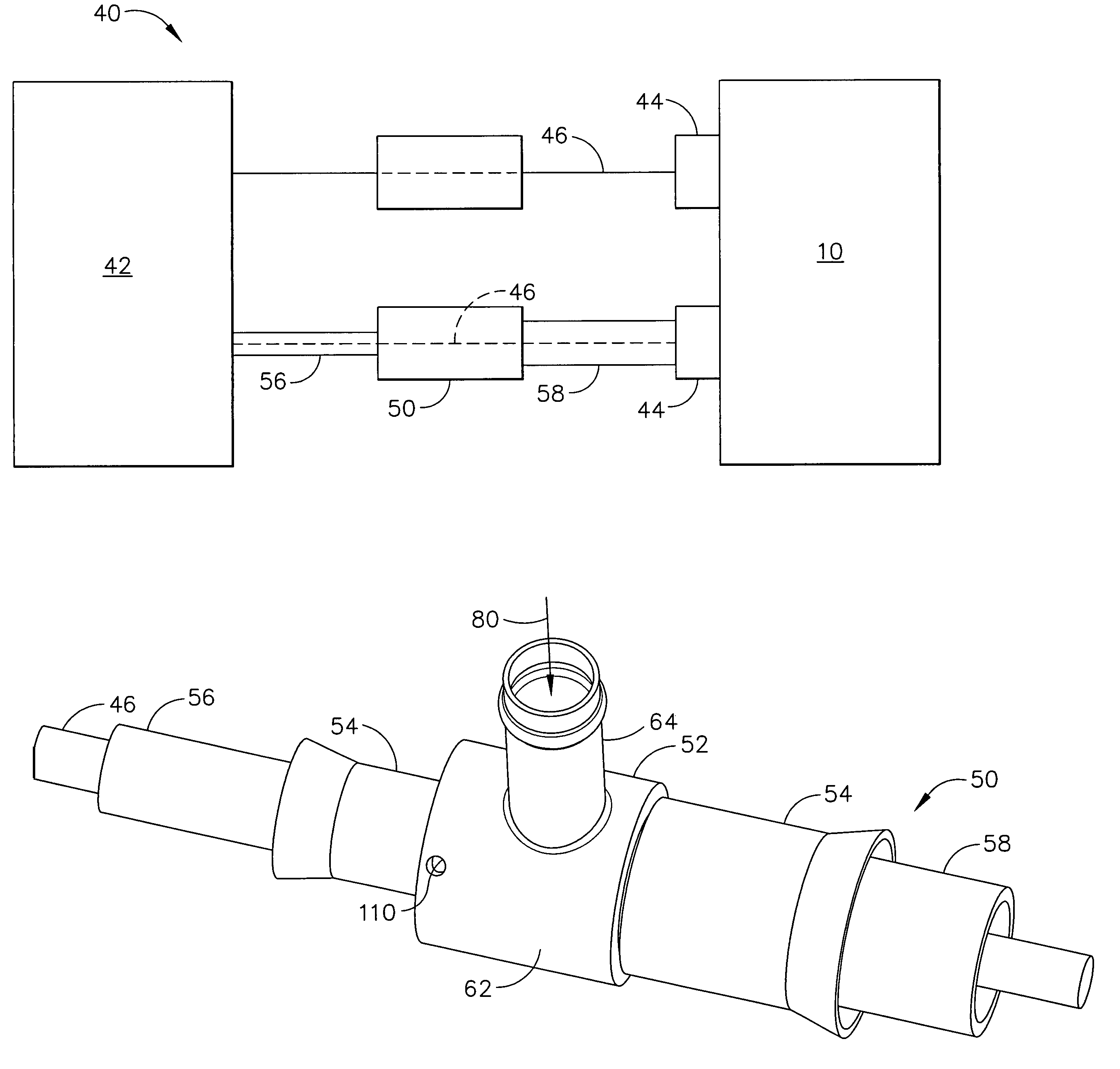 Cooling apparatus for a gas turbine engine igniter lead