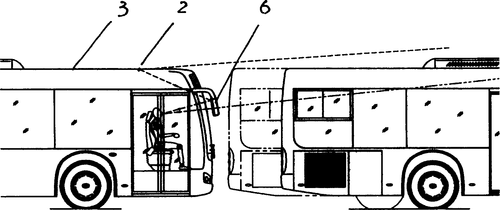 Automobile front-view mirror