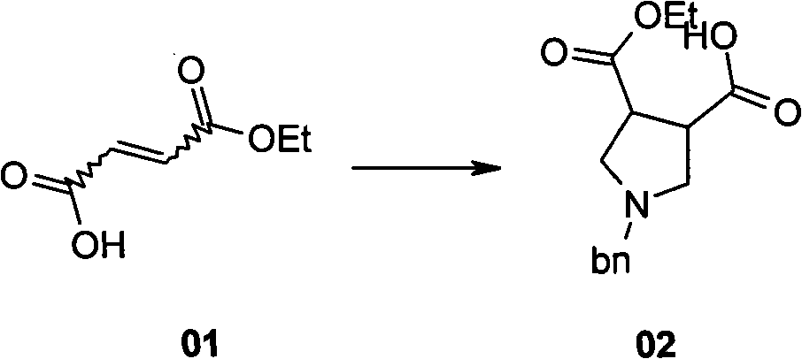 Preparation method of hexahydro-pyrrolo [3,4-c] pyrrole-1-ketone derivative