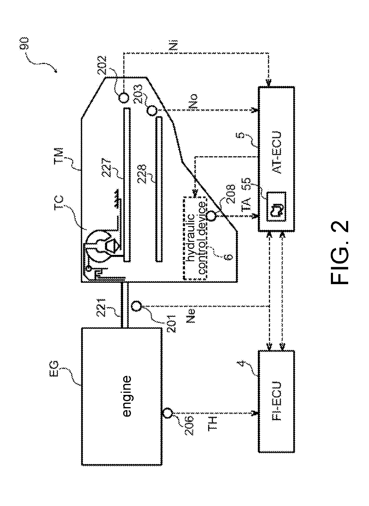 Control device for vehicle