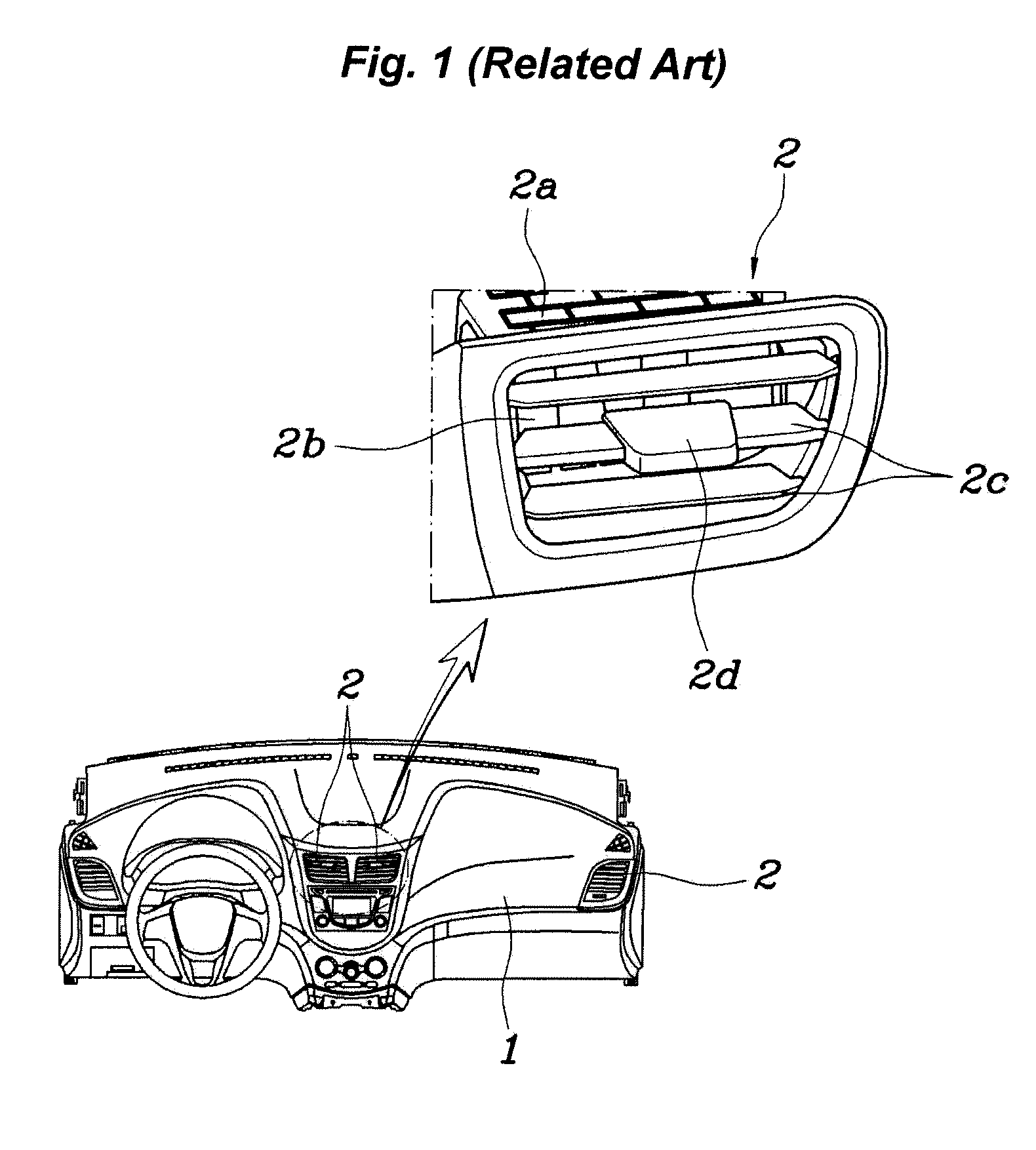 Air vent for vehicle