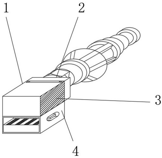 Built-in wifi antenna storage structure and using method thereof