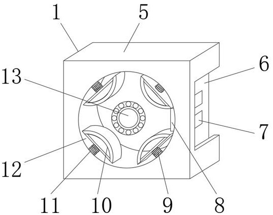 Built-in wifi antenna storage structure and using method thereof