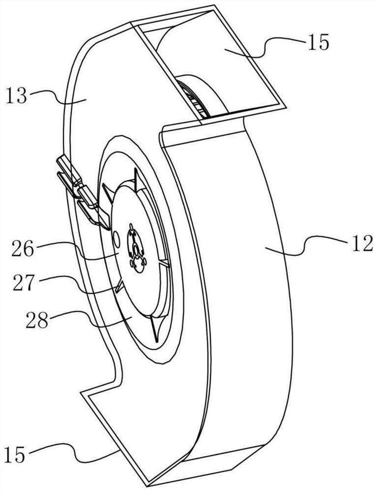 Compact centrifugal fan