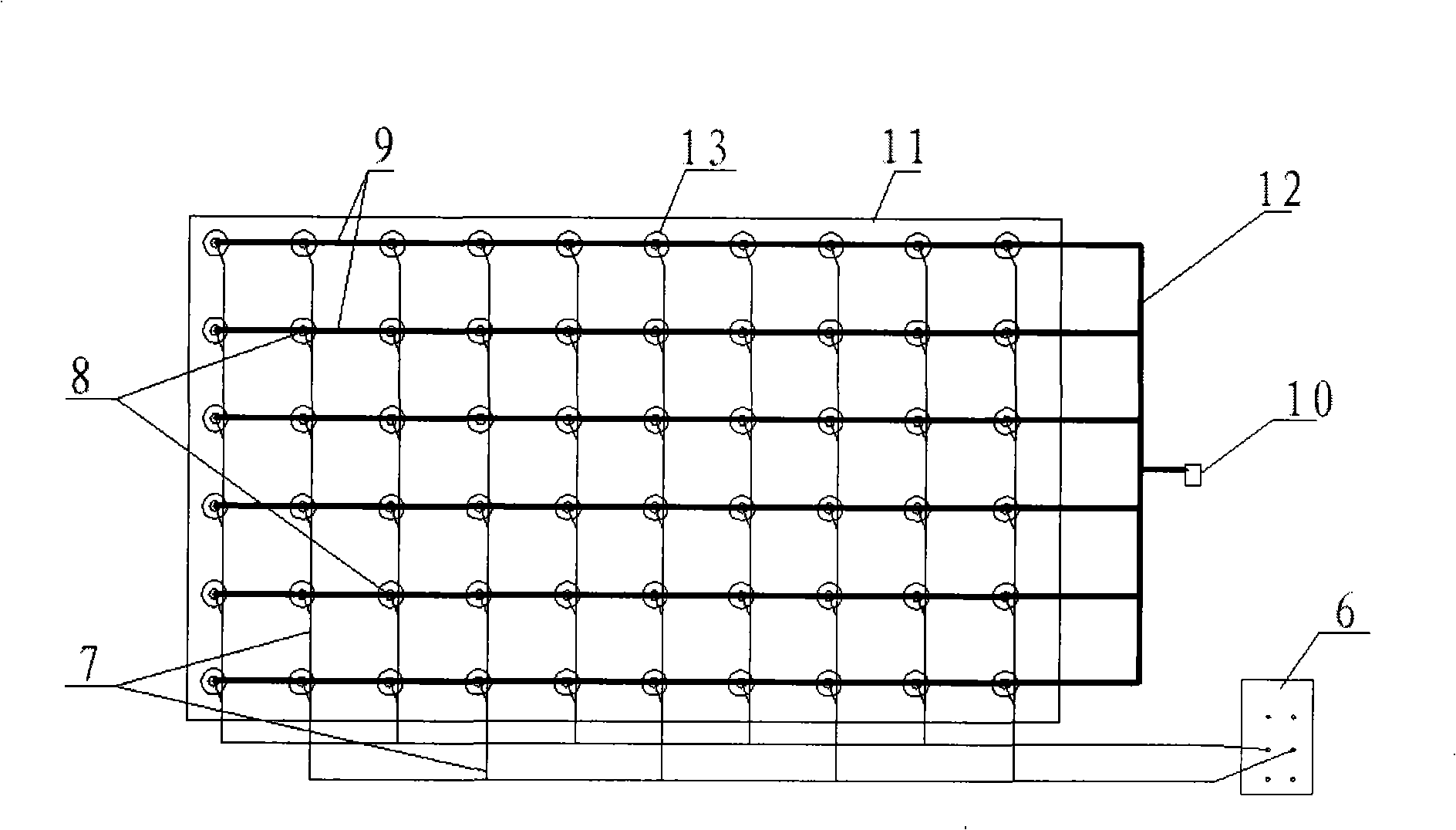 Composite electroosmosis and AC electric shock water drain method and uses thereof