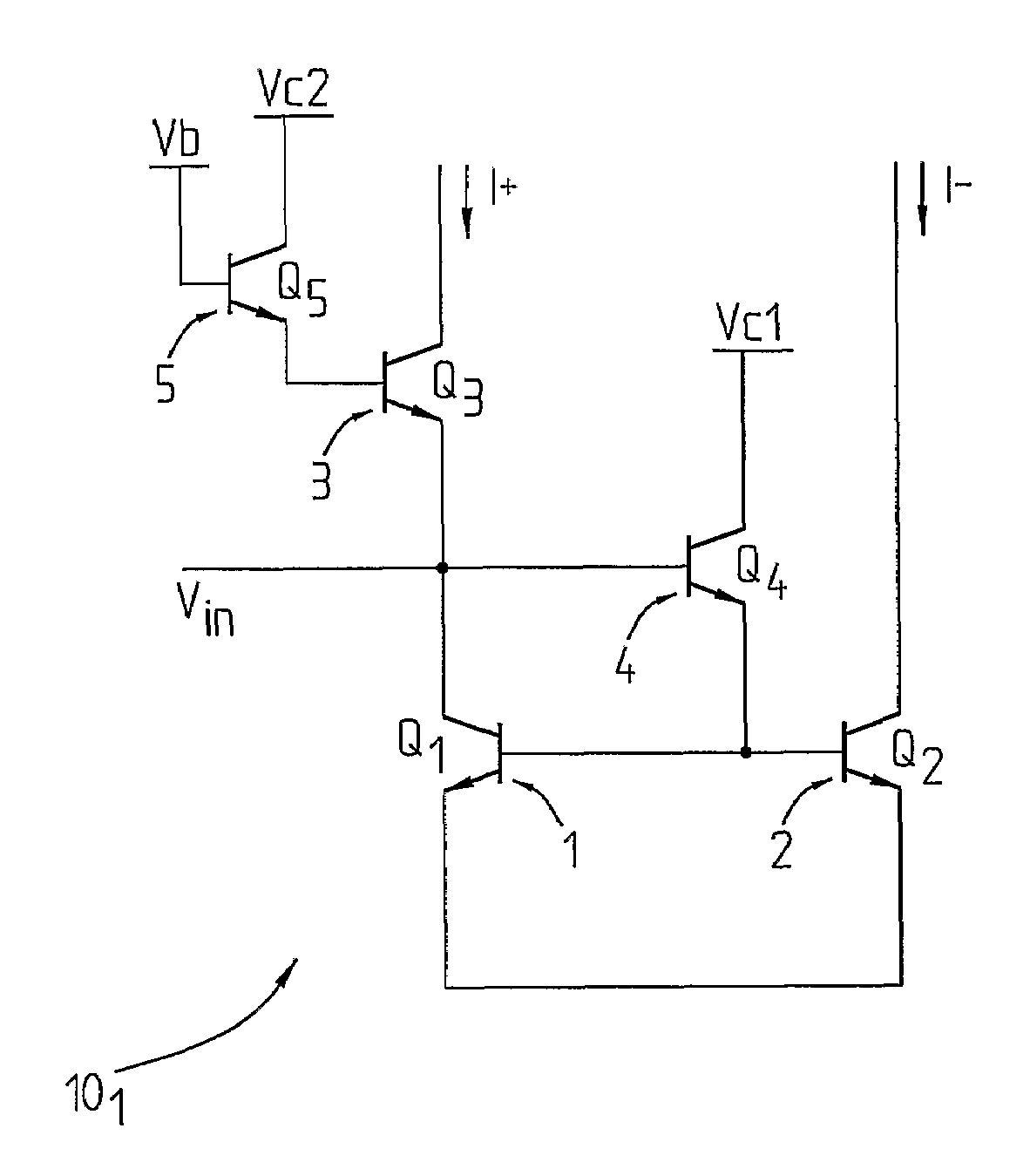 Transconductance stage arrangement