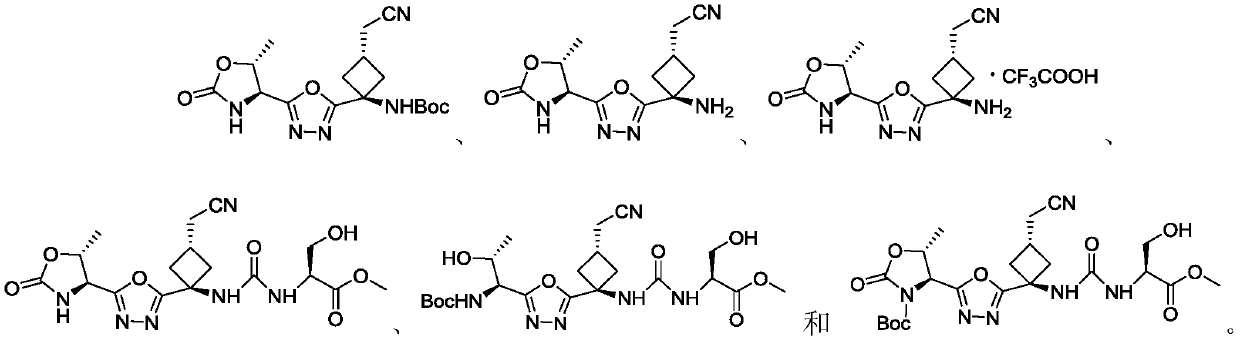 1, 3, 4-oxadiazole-2-cyclobutyl compound and preparation method thereof