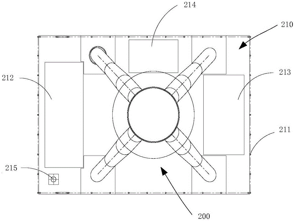 Offshore fan supporting structure and construction method thereof