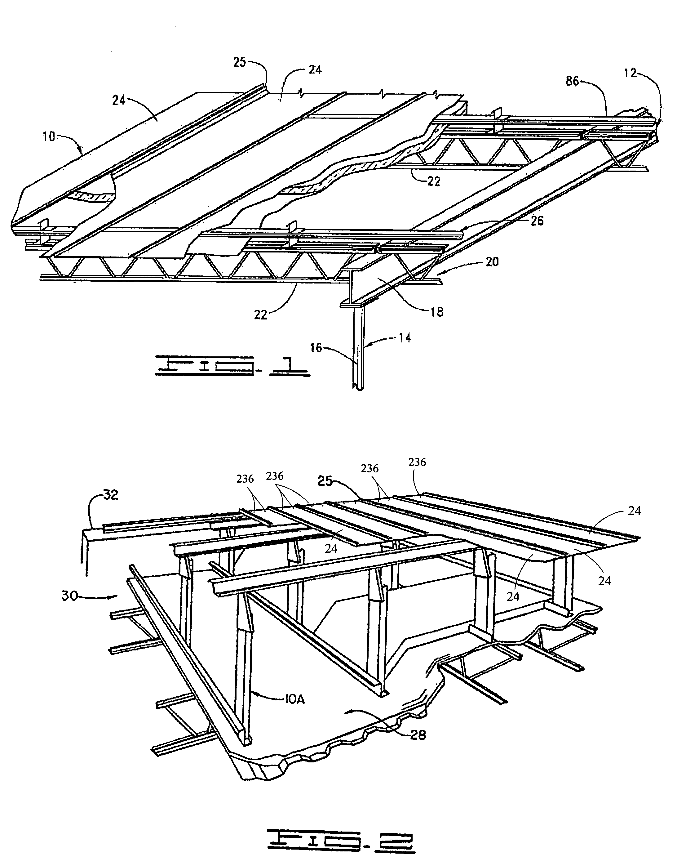 Roof assembly having increased resistance to sidelap shear
