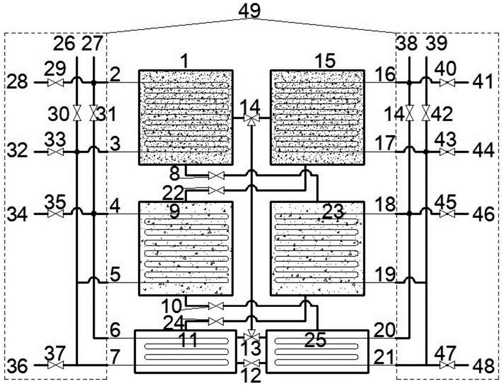 Low-grade waste heat drives high-efficiency moisture absorption-thermochemical reaction dual-stage temperature changer