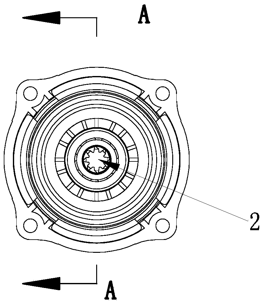 A brushless motor for spray coater