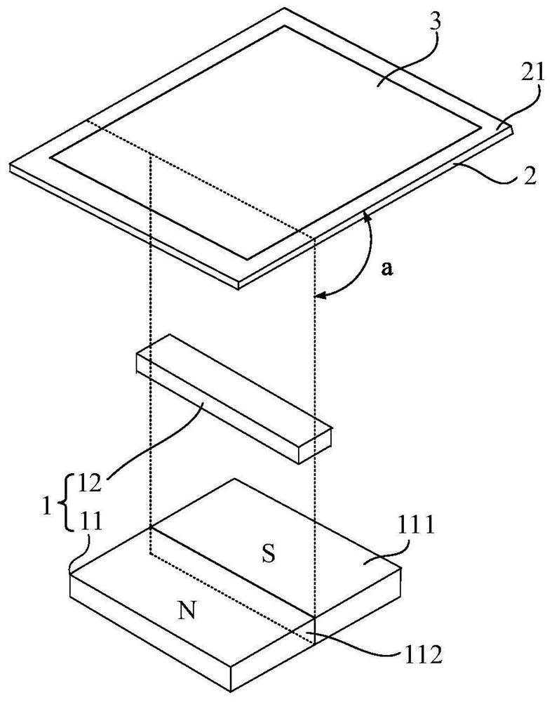 Magnetic orientation device and printing device