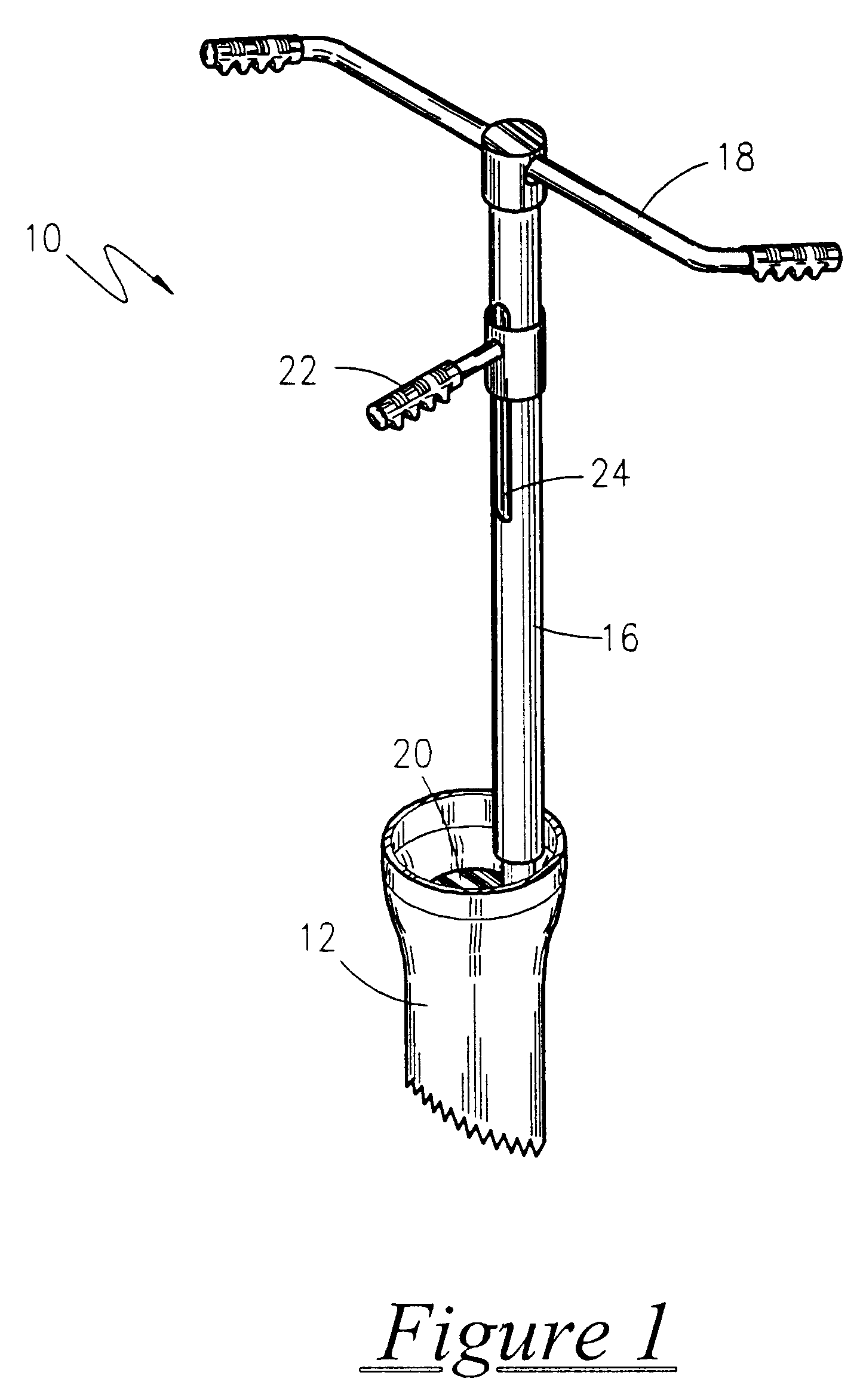 Manually manipulated rotatable digging blade