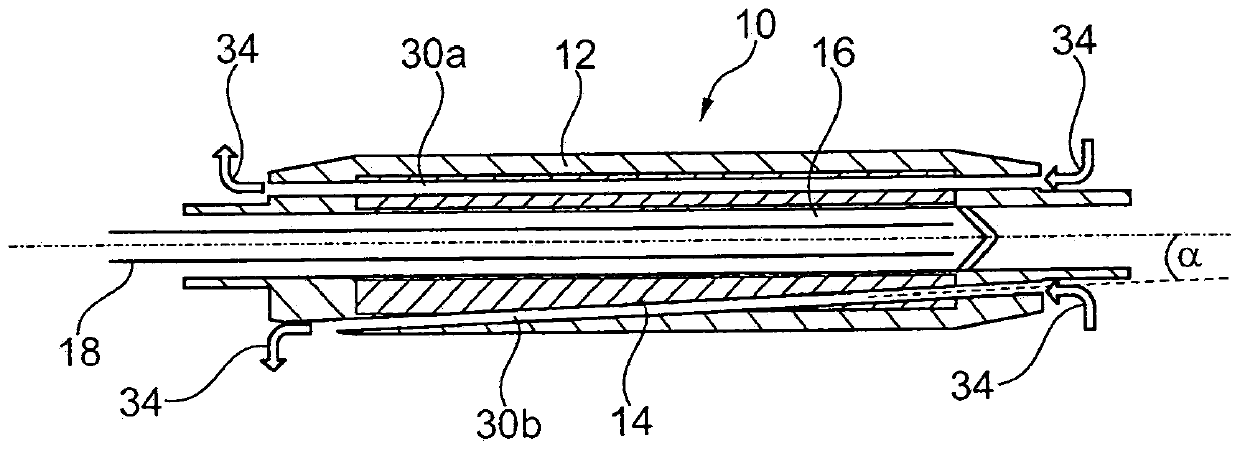 Rotor shaft for an electric machine and electric machine