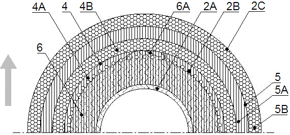 Immersion flow field sealing method based on hydrophilic-hydrophobic alternate surface