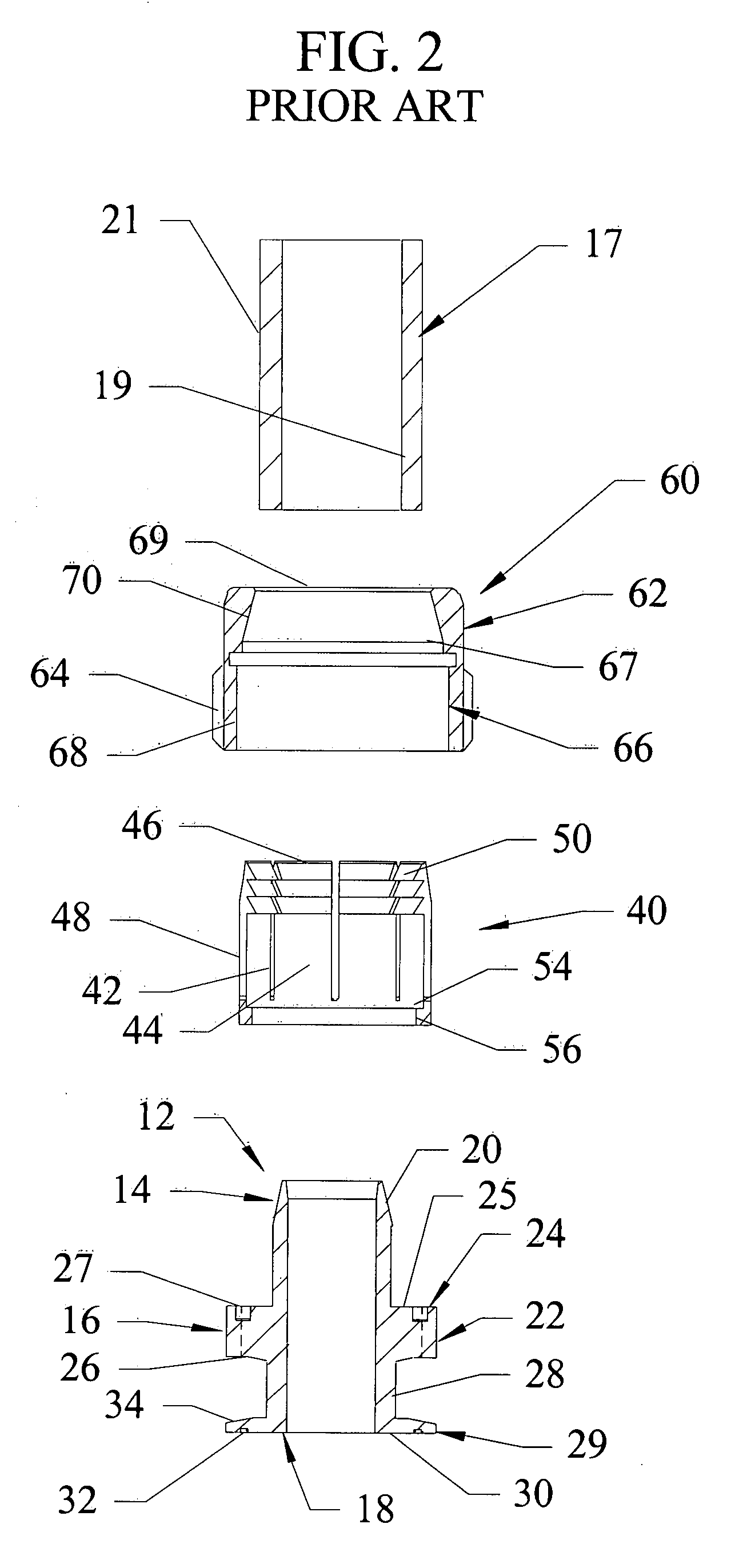 Reusable fitting, connector assembly and kit