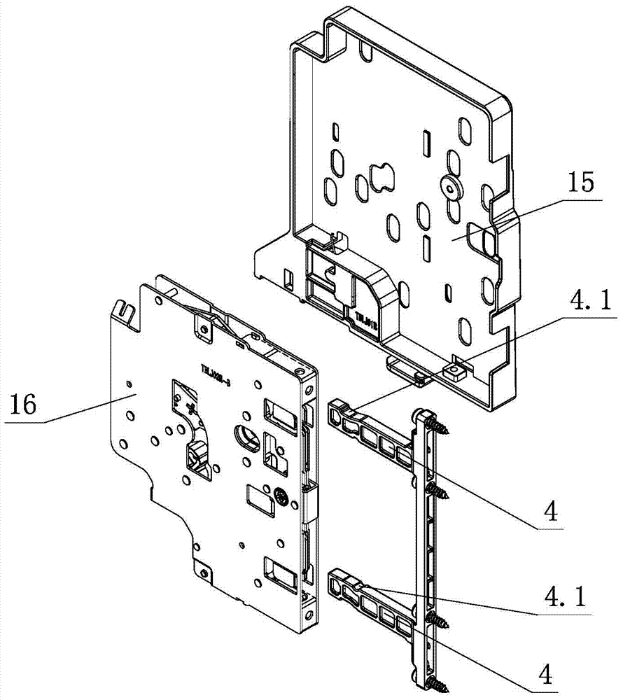 Front panel swing unlock structure of furniture drawers