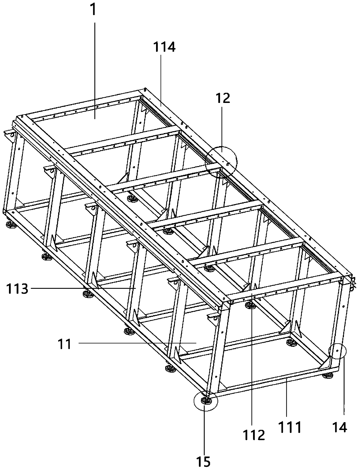 Cabinet base, cabinet base assembly and cabinet base device