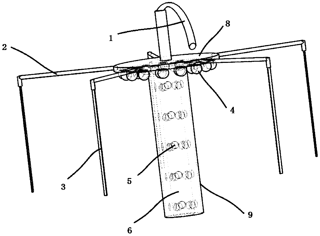 Undersea cruise type classifying and sampling device for continental shelf regions, and application method thereof