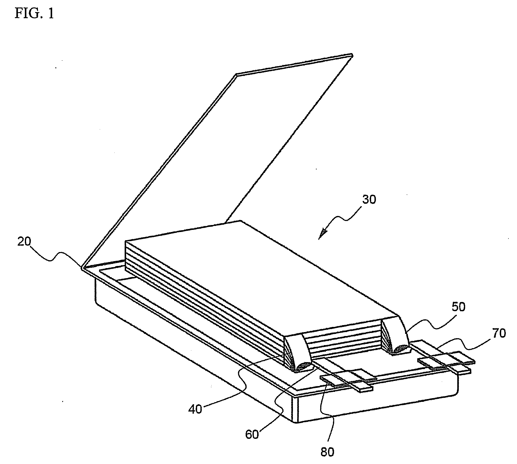 Secondary battery of improved safety