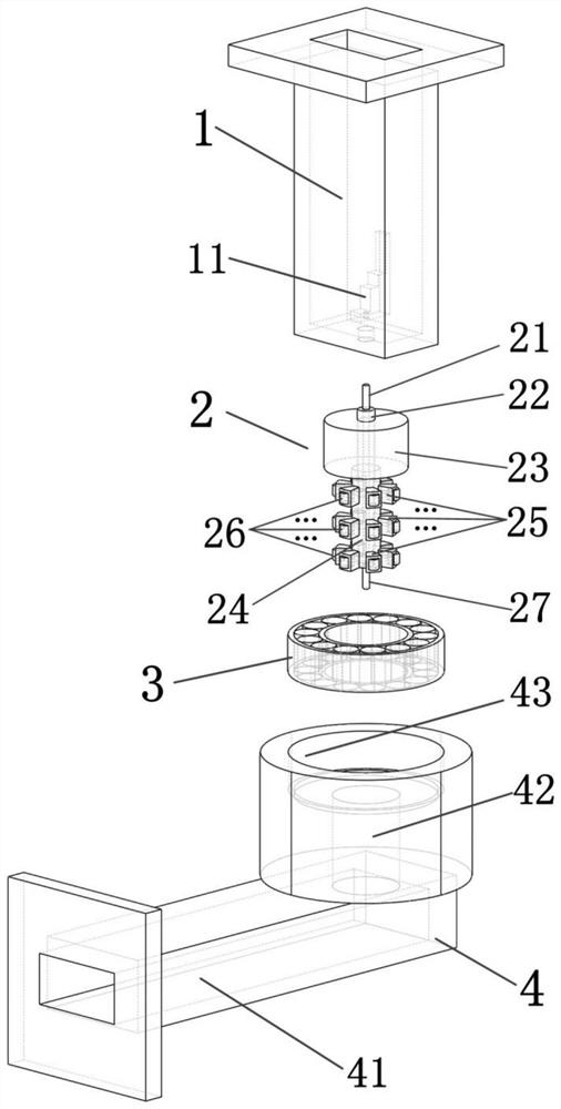 L-shaped ultra-wideband waveguide rotary joint, control system, method and application