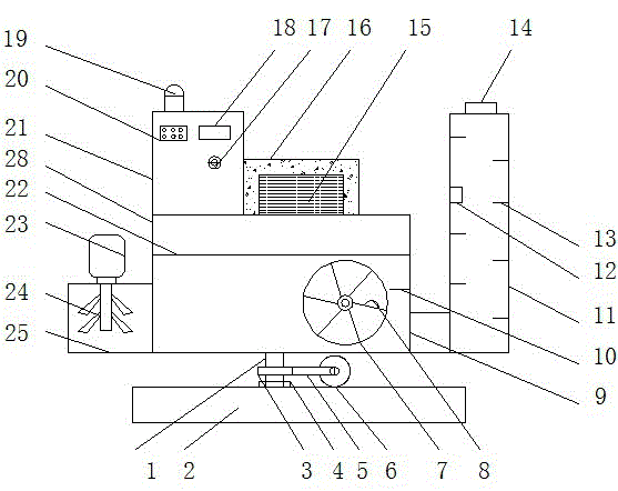 Fall type hydro-electric equipment