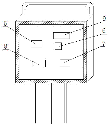 Electric car burglar alarm with camera shooting and positioning functions