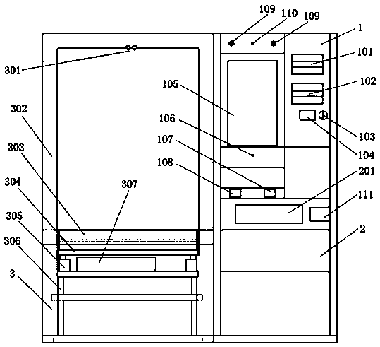 Self-service mailing cabinet