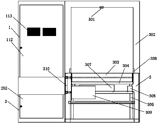 Self-service mailing cabinet
