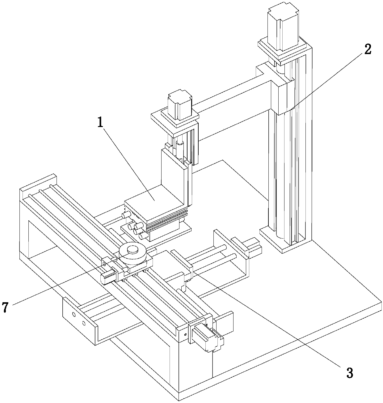 Automatic edge grinding device for semi-finished mobile phone screen