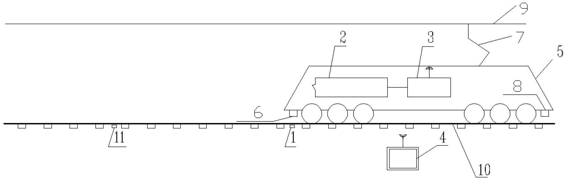 Detecting system for auto-passing phase-splitting function of electric locomotive