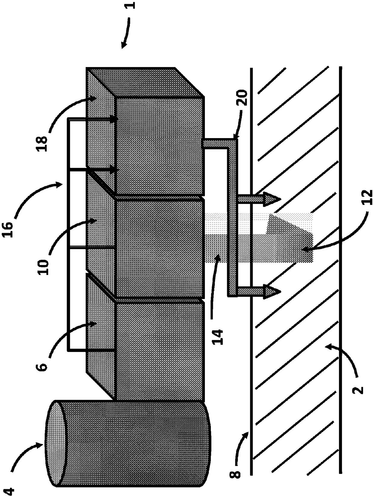 System for the disinfection of agricultural soil