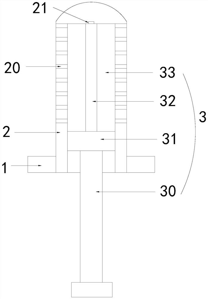 Feeding type medicine applying device for gynecological department