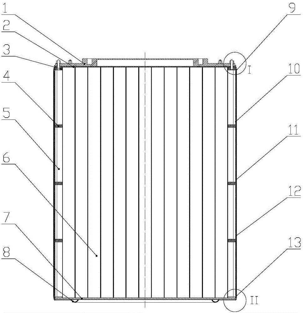 Storage container for spherical nuclear fuel element